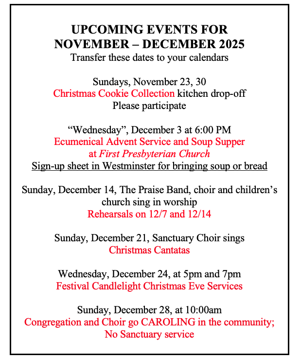 Upcoming Events — Big Things AHEAD!